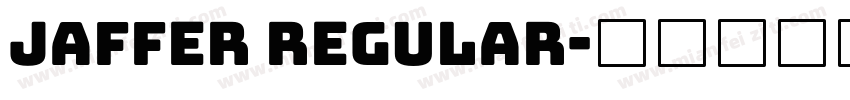 jaffer regular字体转换